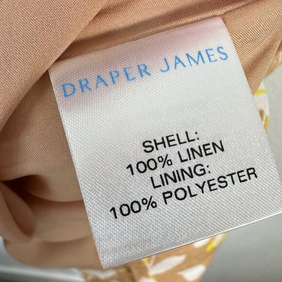 Draper James Womens Floral Linen Sleeveless Mini Dress Size 10 - Picture 7 of 11